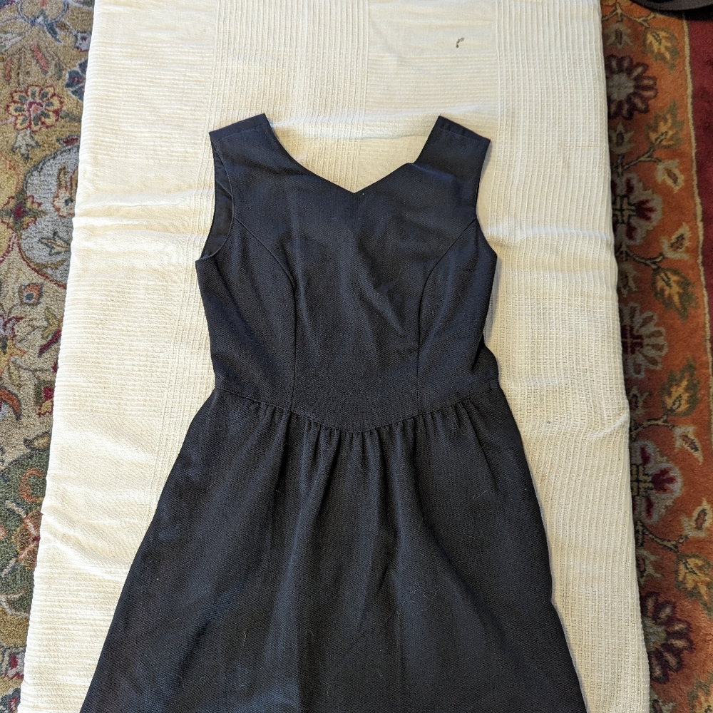 Vintage Lanz Originals Made in U.S.A. black dress